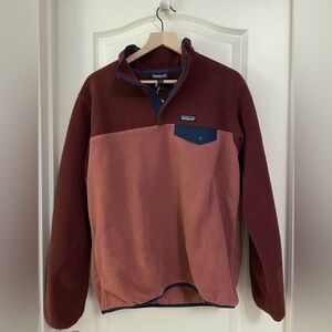 Patagonia Women's Lightweight Synchilla® Snap-T® Fleece - Large (Rosehip) NWT